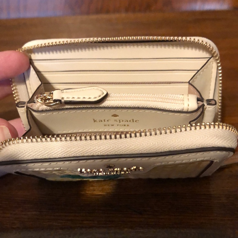 NWT-Kate Spade-Pineapple🍍Small Zip Card Case-$159 - Picture 10 of 14